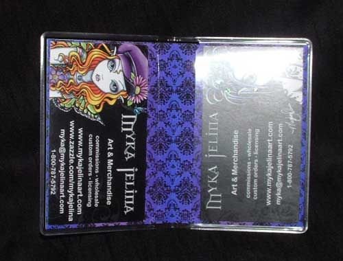 Magic Garden Fairy Art ID Business Card Holder Ayanna