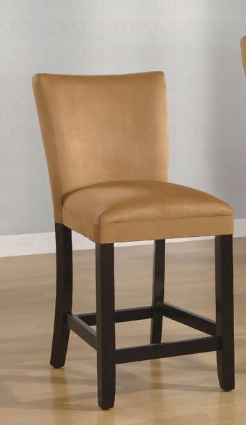 Gold Microfiber Counter Height Stools/Chairs 100589YLW