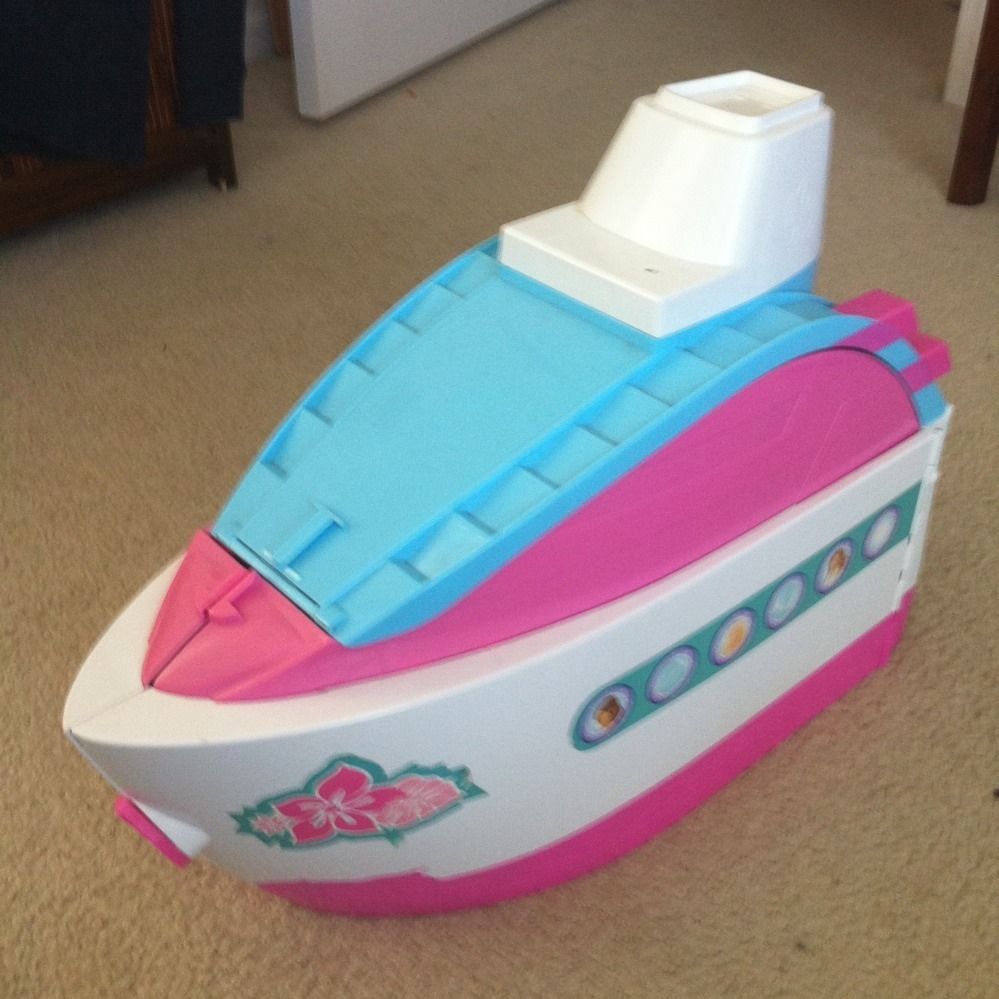 Mattel Barbie Dolls Cruise SHIP Boat Barbie Doll Dolphin and Pool 