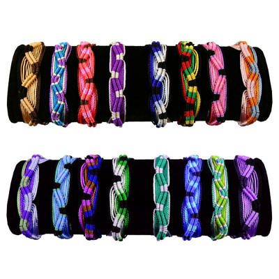Resale Friendship Bracelets Colorful Handmade Assorted 100 Pack 