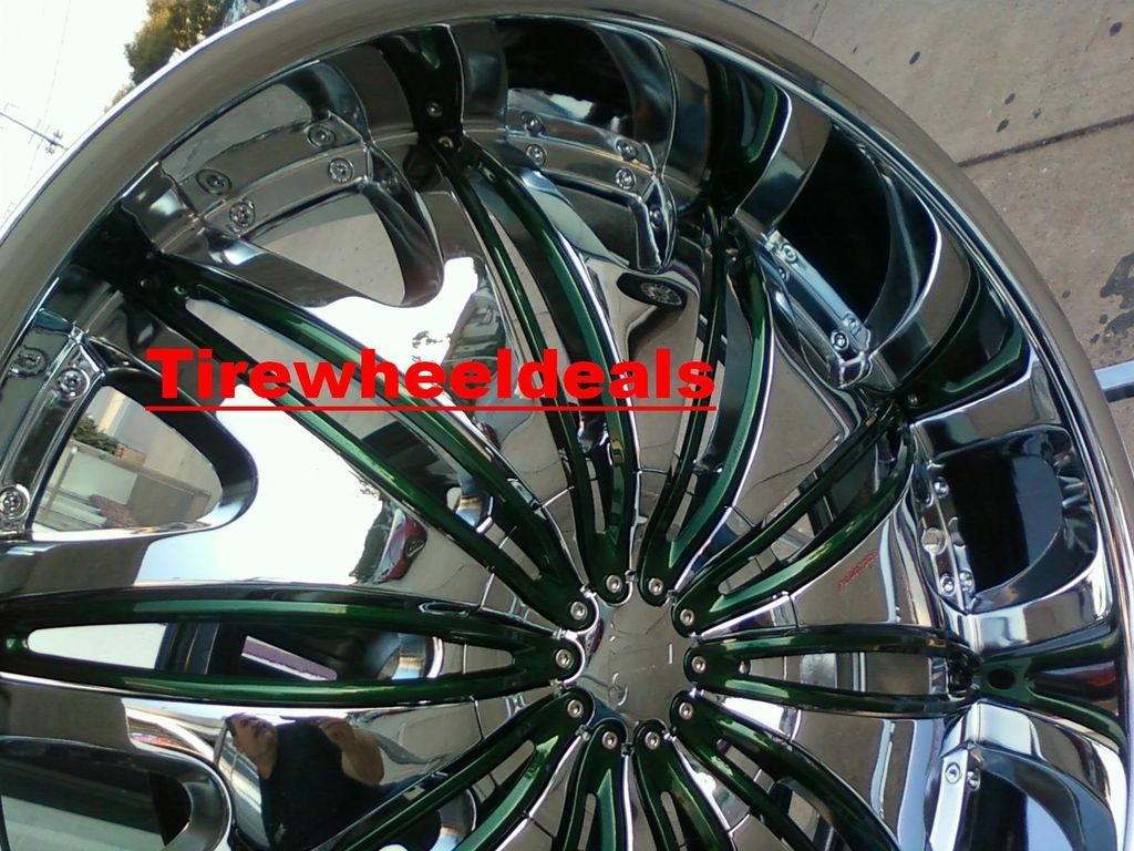 26 inch Velocity V820 Wheels rims&Tires fit Chevy Ford Nissan Cadillac 