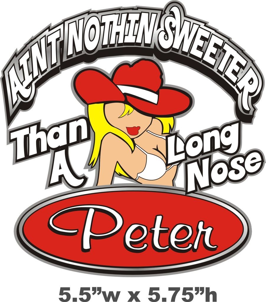   Nose Peter Decal 4 Drivers of Peterbilt 379 387 359 351 Truck Drivers