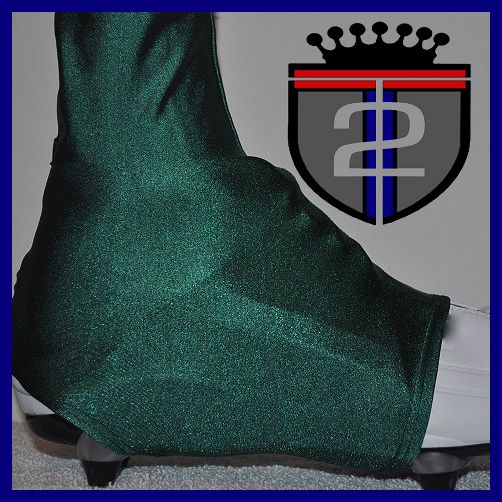 Dark Green 2Tone Cleat Covers Football Spats Spats