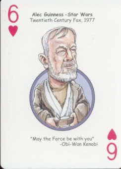 Alec Guinness Oddball Star Wars Movie Playing Card