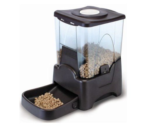 Automatic Pet Dog Cat Food Feeder Portion Control New
