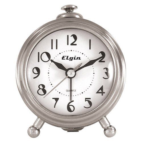 Elgin Vintage Alarm Clock Bedside Lighted Dial Louder