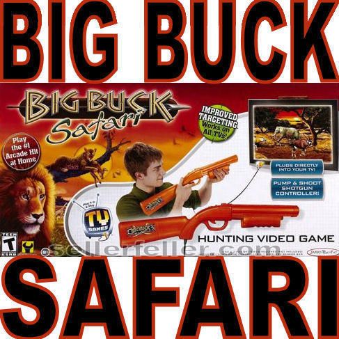 Big Buck Safari TV Game 1 Arcade Hit at Home New Safari Edition
