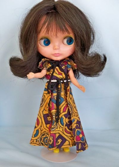 Vintage Blythe Doll Kenner Doll Raven Hair Color Change Eyes Original 