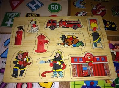   Preschool Wood Wooden Board Puzzle Learning Daycare Game Toddler Baby