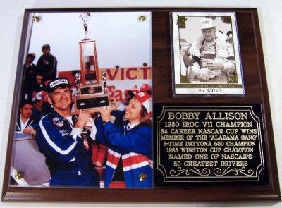 Bobby Allison Alabama Gang NASCAR Photo Plaque Winston Cup Daytona 500 