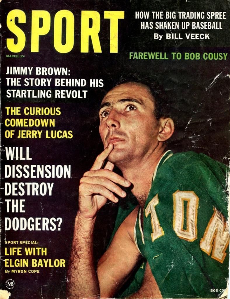 Farewell To Bob Cousy Sport Magazine March 1963 Complete Issue 94 