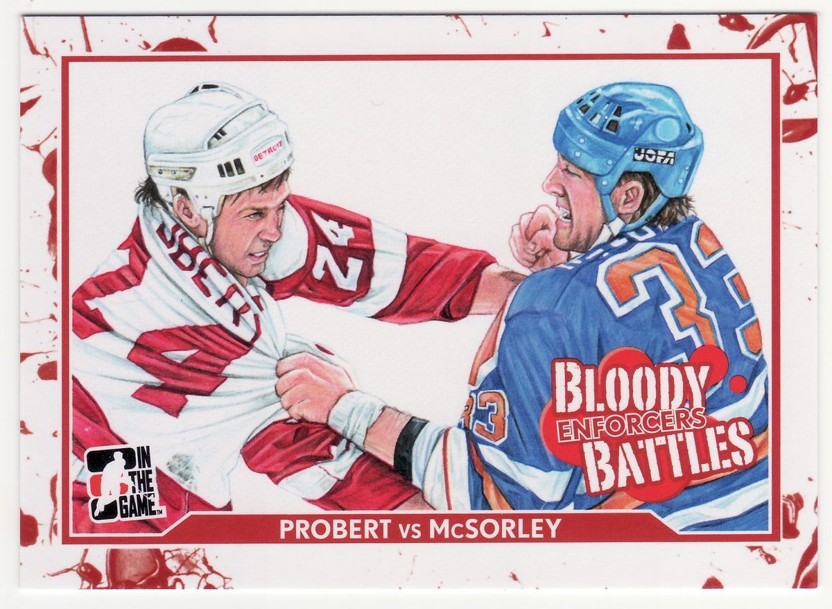 Bob Probert vs Marty McSorley 11 12 ITG Enforcers Bloody Battles.