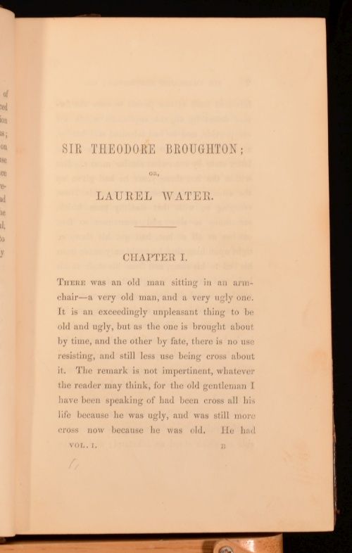 1848 3VOL GPR James Sir Theodore Broughton or Laurel Water Scarce 