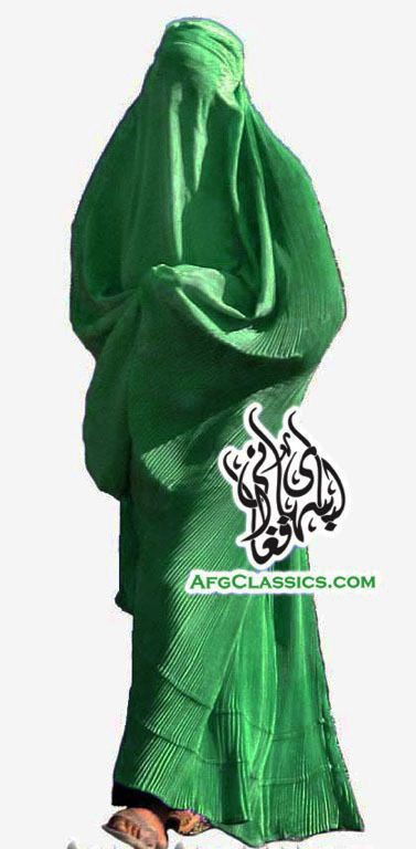 Afghanistan Pakistan Womens Burka Burqa Chadari Green