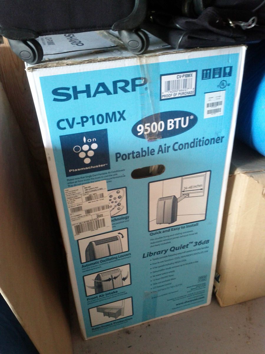   used but works great SHARP CVP10MX 9 500 BTU Portable Air Conditioner