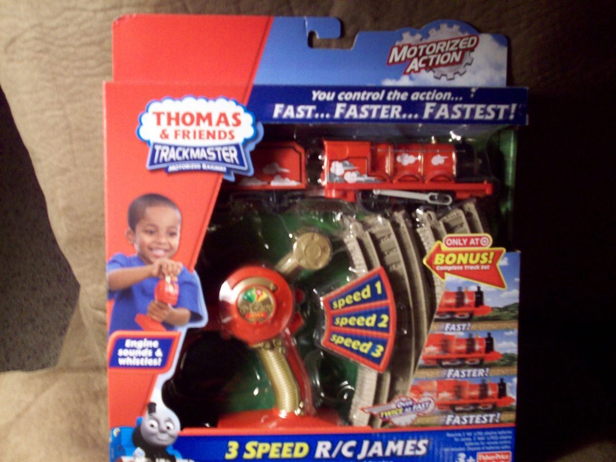   Friends TRACKMASTER REMOTE CONTROL MOTORIZED TRAIN   3 SPEED R/C JAMES