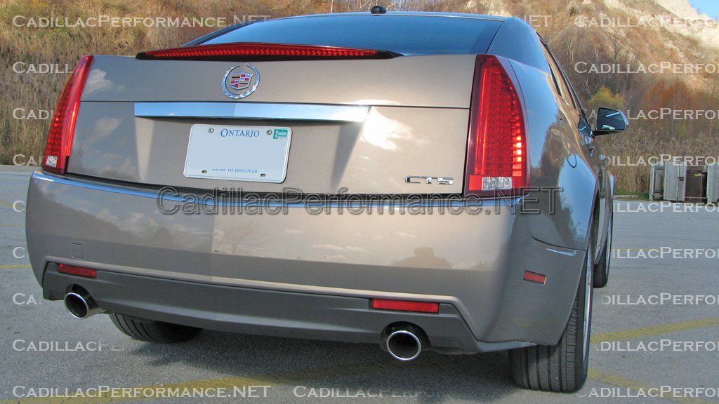 2008 2013 Cadillac cts Polished Muffler Exhaust Tips Set