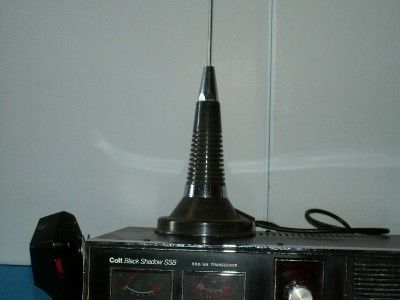 colt black shadow ssb am cb base radio w antenna
