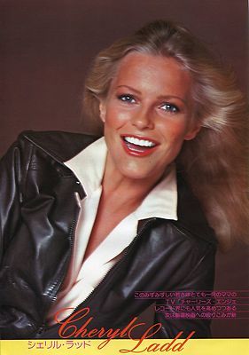 CHERYL LADD sexy 1979 JPN PINUP PICTURE CLIPPINGS (2) 8x11 Sheets #NJ 