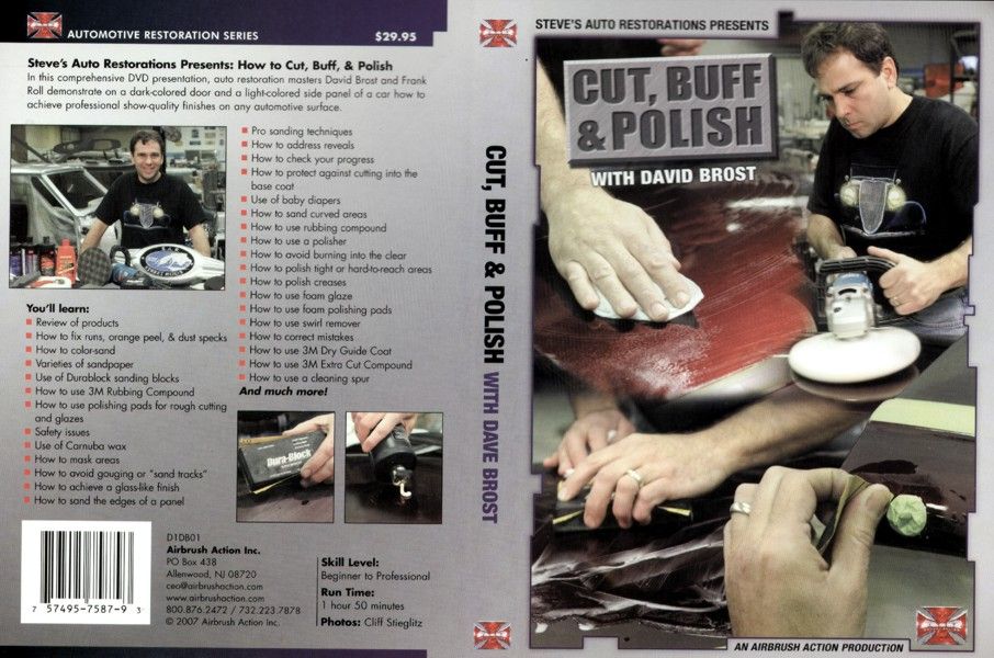 Cut Buff Polish DVD Detail Car Auto Paint Dura Block 3M