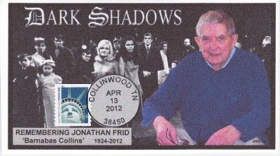 JVC Cachets Remembering Jonathan Frid Barnabas Collins Dark Shadows