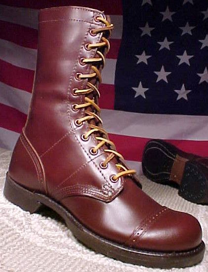 CORCORAN MEN SIZE 9 1 2 D MADE IN USA NEW BROWN PARATROOPER COMBAT