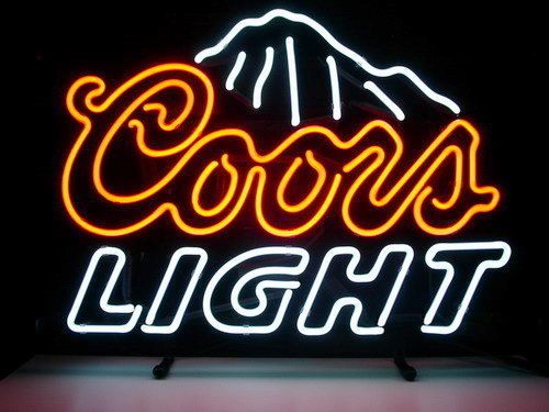 Coors Light Beer Bar Neon Light Sign Me