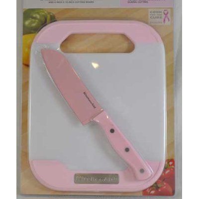 KitchenAid Santoku Knife 8`` x 10`` Cutting Board Tools Kitchen Bar