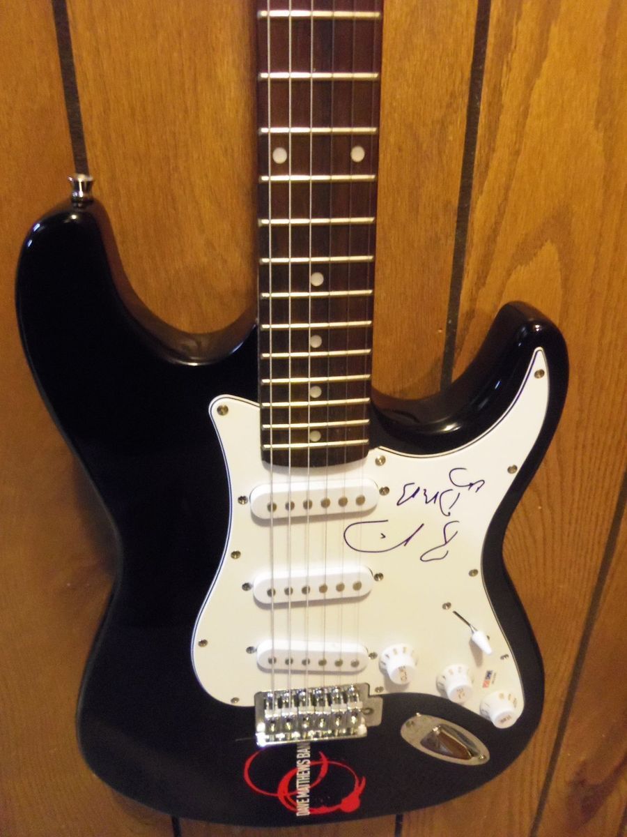 Dave Matthews Band Boyd Tinsley Autographed Signed Inscribed Guitar