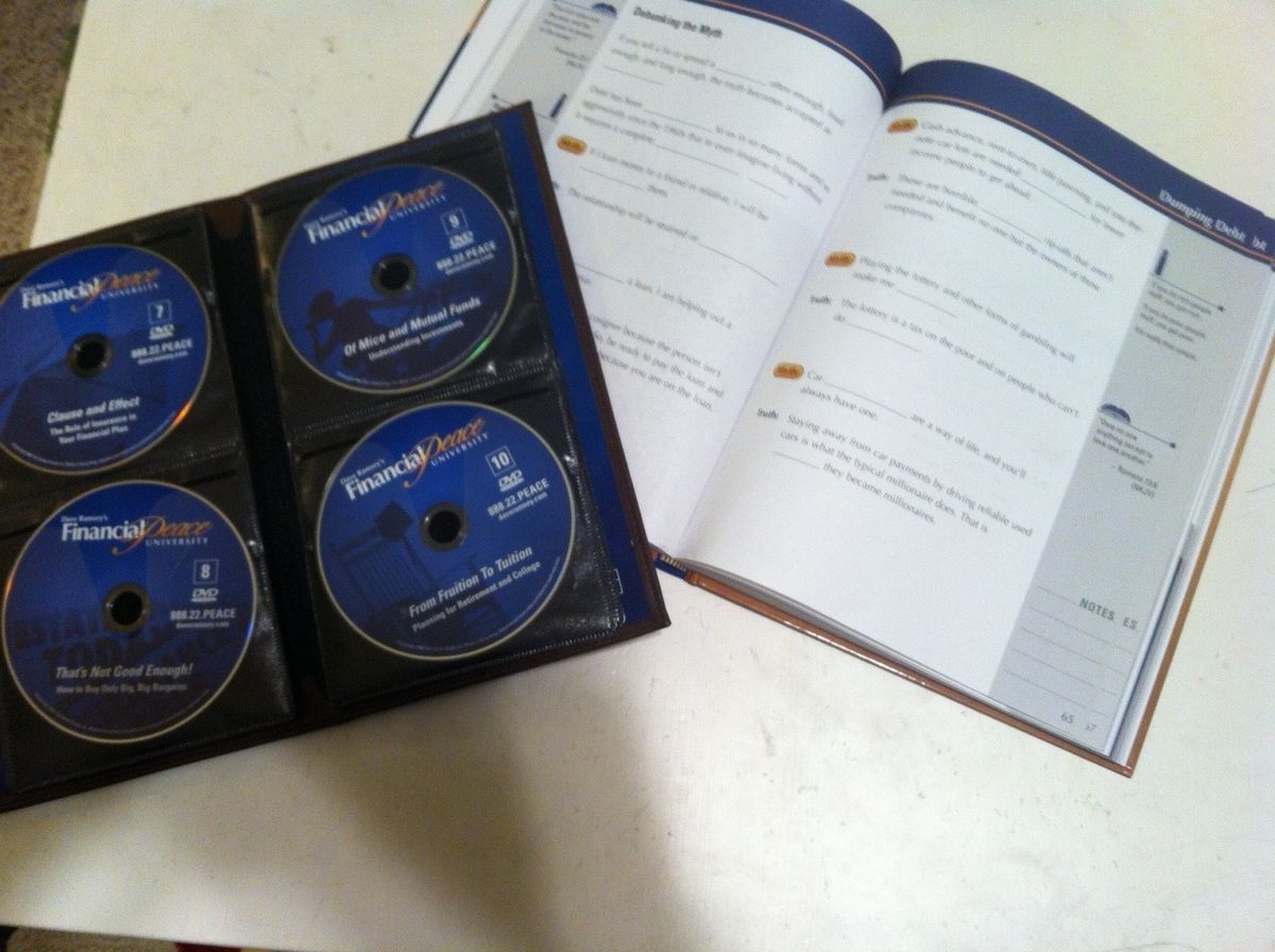 Dave Ramsey Financial Peace University DVDs & Workbook (NEW)