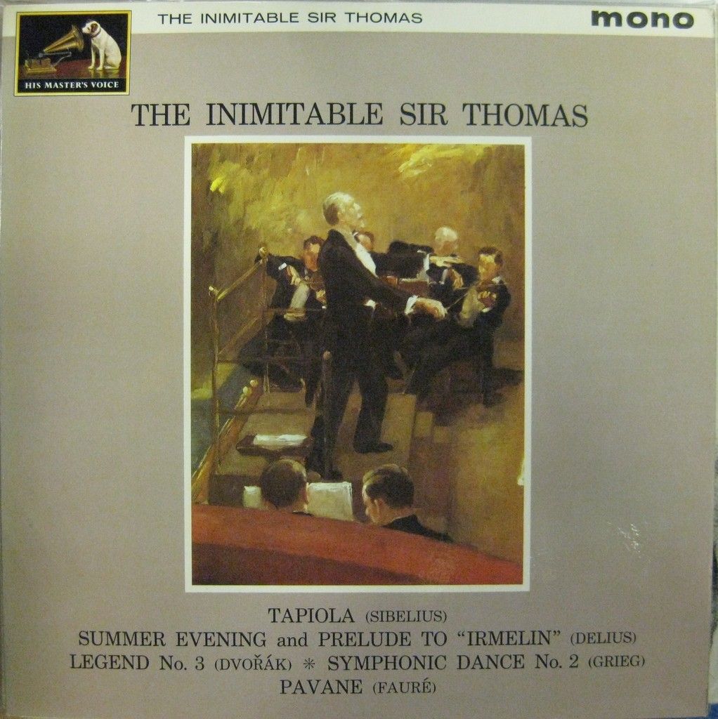 Sibelius Delius Vinyl LP The Inimitable Sir Thomas Alp