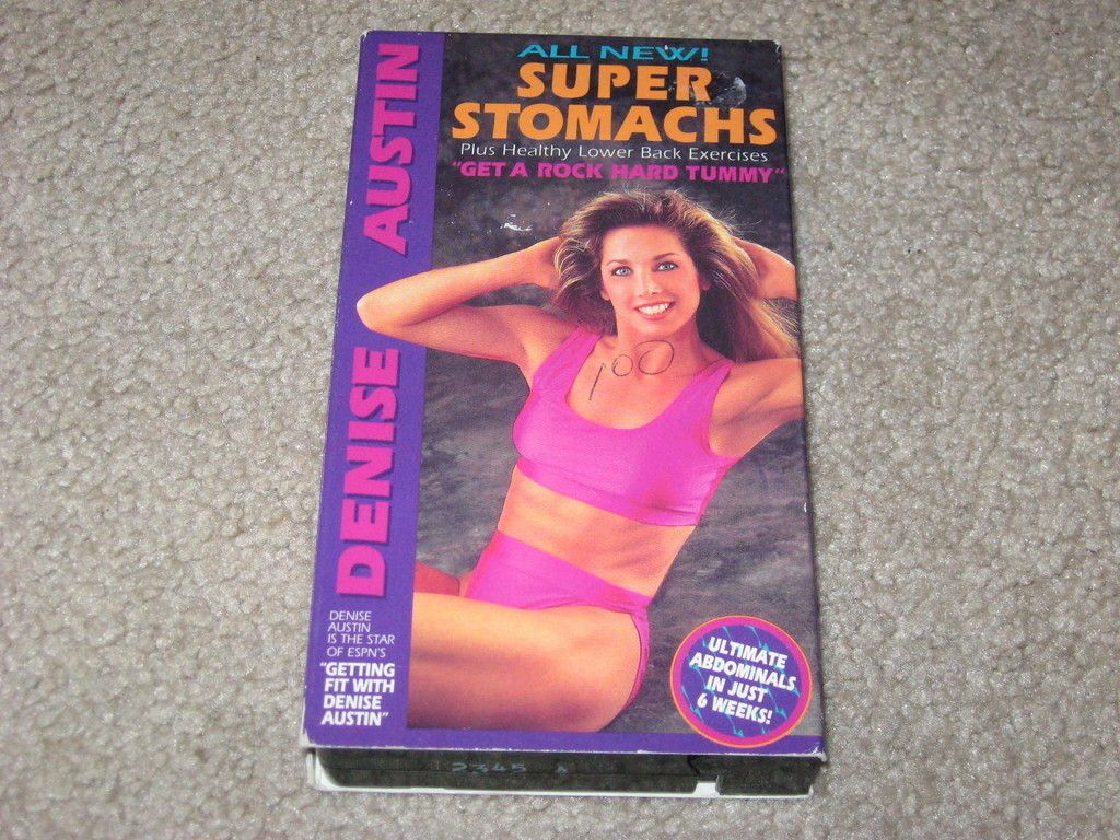 Denise Austin New Super Stomachs and Healthy Back VHS