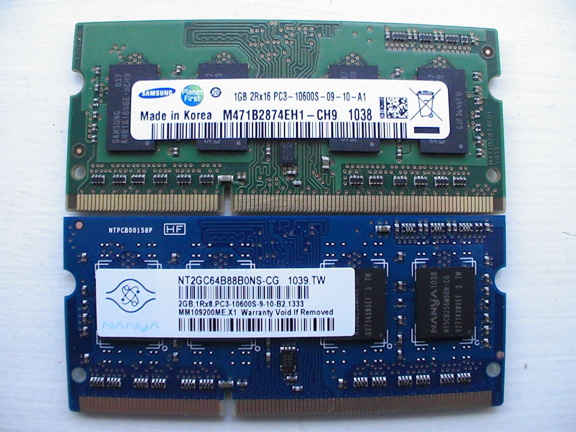 Dell 3GB 1GB 2GB DDR3 1333 PC3 10600 So DIMM Laptop Memory RAM HP