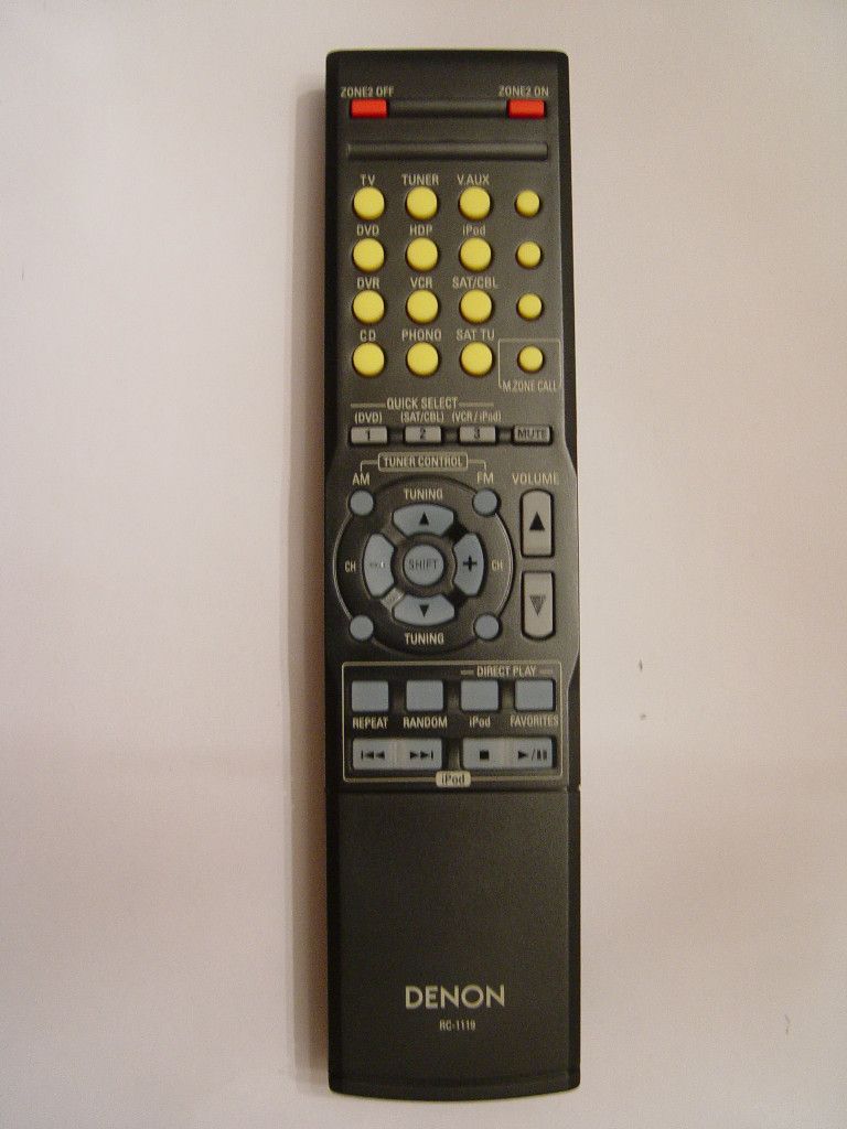 Denon RC 1119 Remote Control Part 963307004540D