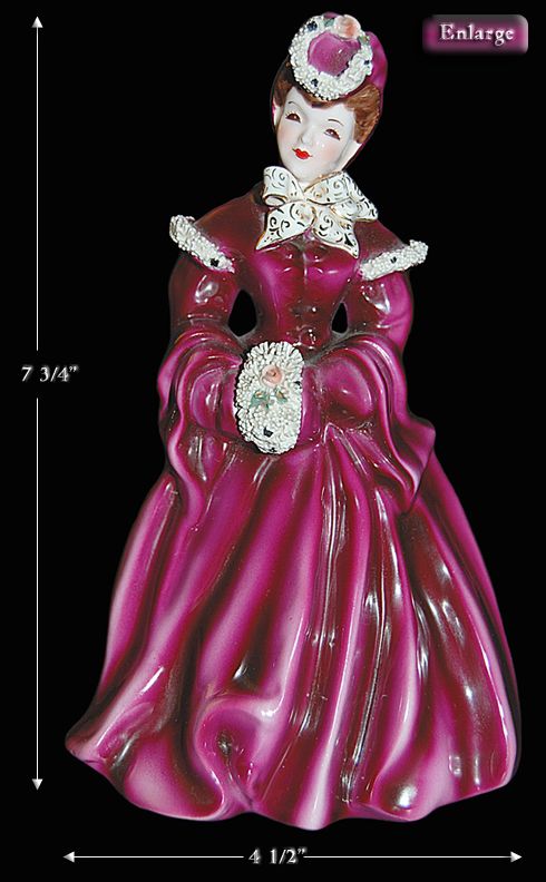our beautiful delia figure was produced by florence ceramics this