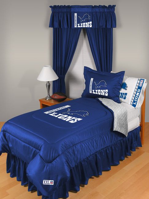 NFL Detroit Lions Locker Room 10 Piece Bed in Bag