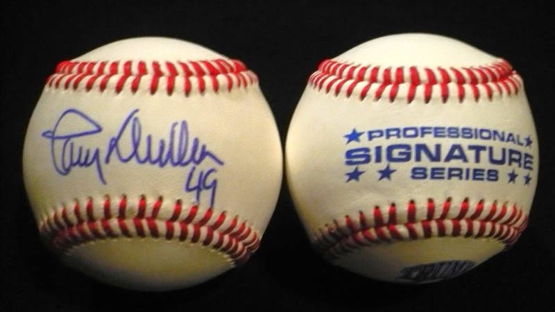 Larry Dierker Signed Autographed Baseball Astros w COA