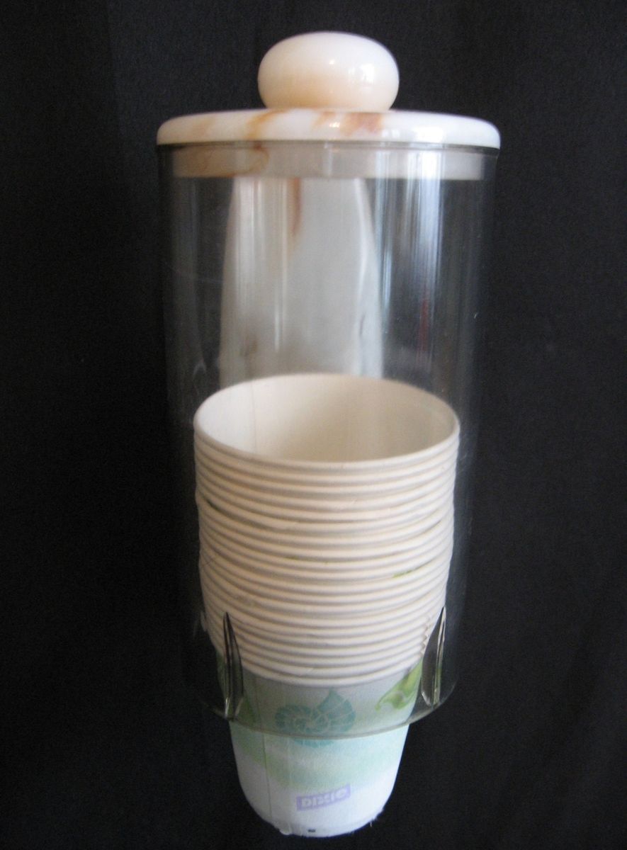 Vintage Plastic Marble Swirl Dixie Cup Holder