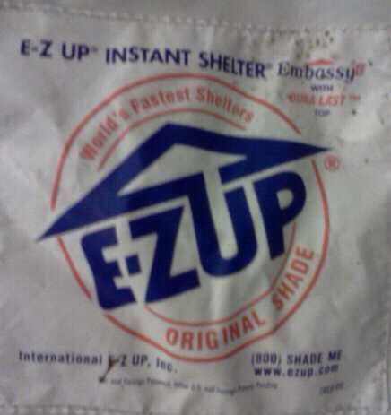 EZ Up Embassy II Replacemet Top and Bolts 10x10 Canopy
