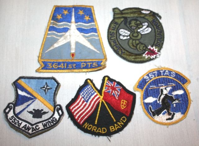14 Vintage USAF ~ MILITARY Patch Lot ~ Air Force Patches 70s