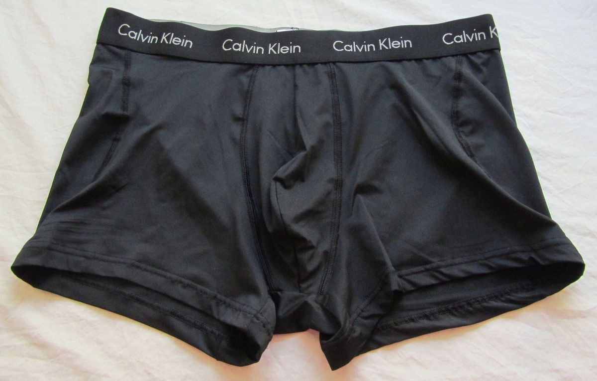 CK Calvin Klein Dry Fit Sports Cycle Run Boxer Trunk Men Underwear Sz