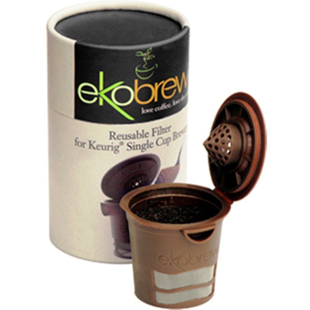 EKOBREW REFILLABLE REUSABLE K CUP COFFEE FILTER FOR KEURIG BREWERS NO