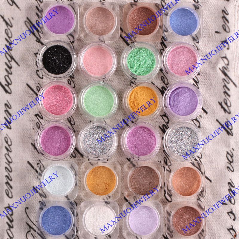 24pc Color Bare Eyeshadow Pigment Minerals Makeup x24 1