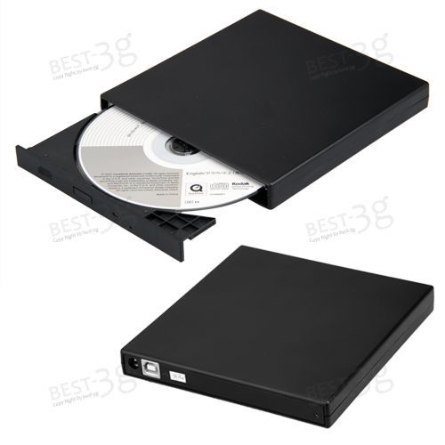 Slim USB 2 0 External CD ROM Burner Writer Drive for PC
