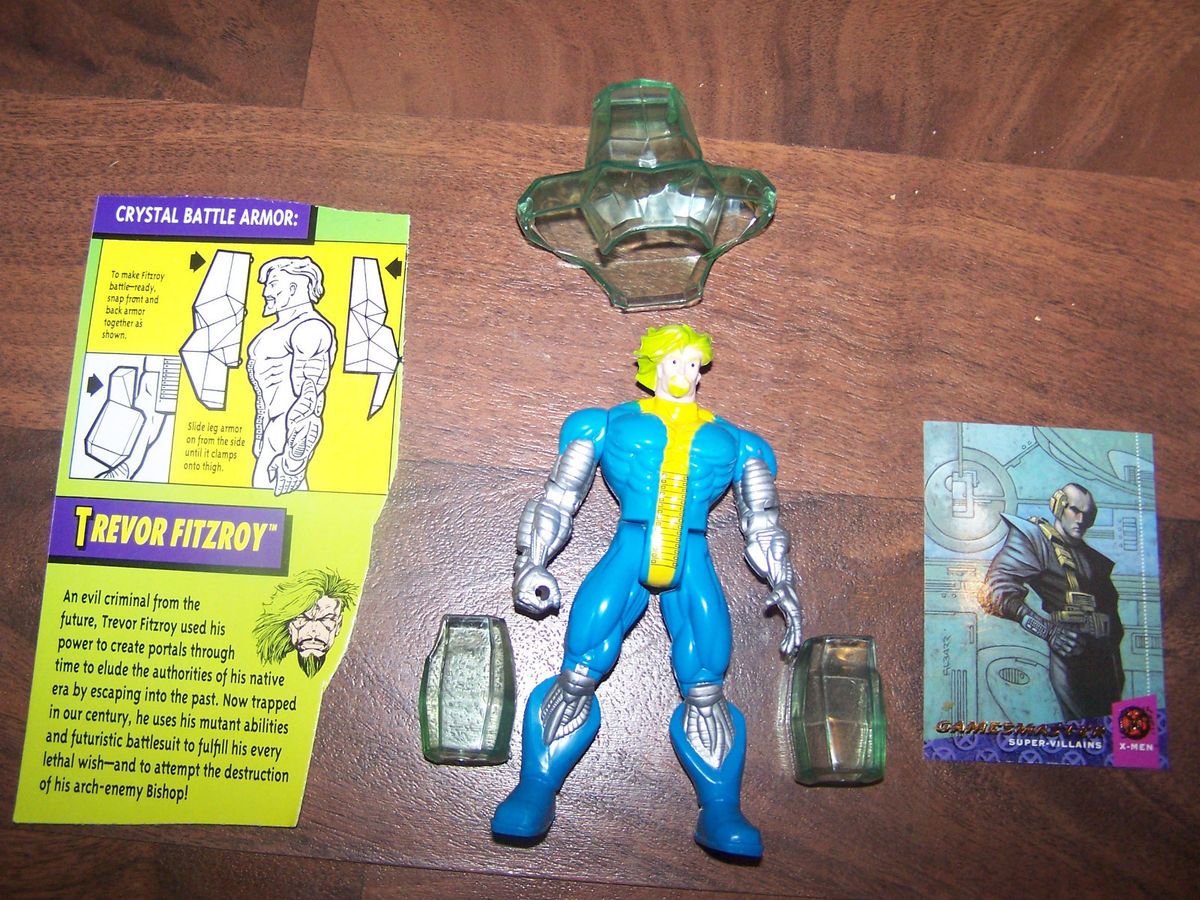   Marvel Evil Mutants X Men Trevor Fitzroy Action Figure Complete 1994
