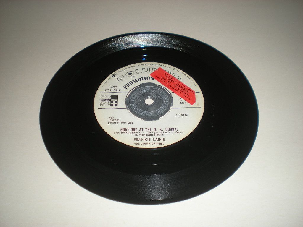 Frankie Laine Gunfight at The OK Corral 7 Promo 1957