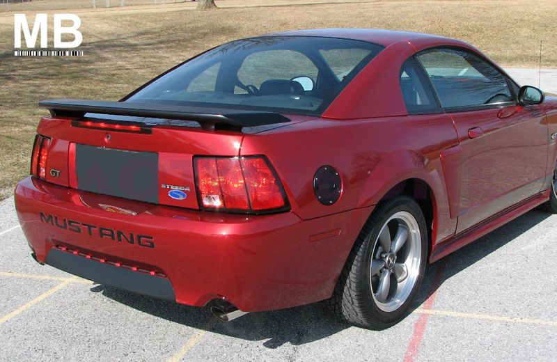 99 04 Ford Mustang Rear Trunk Tail Lip Spoiler Primer Unpainted ABS