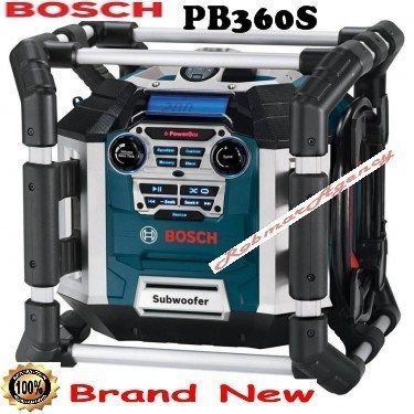 Bosch   Power Box Jobsite AM/FM Radio &    PB360S   NOT
