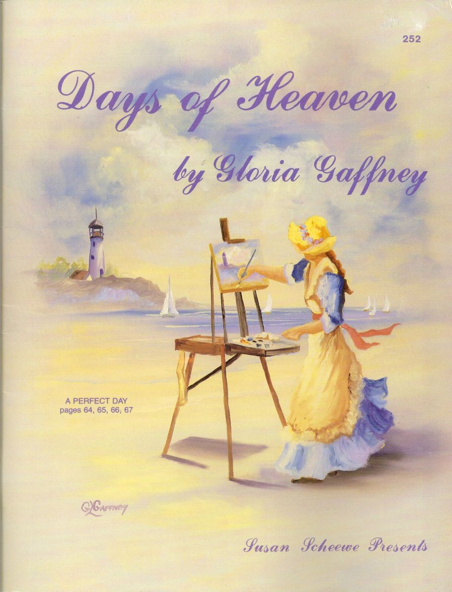 Days of Heaven by Gloria Gaffney Romantic Oil Decorative Tole Painting