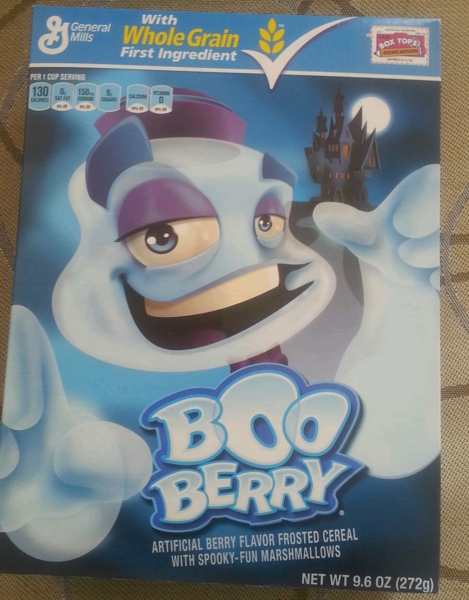 New Unexpired General Mills Boo Berry Cereal